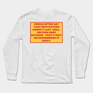 Consistency Long Sleeve T-Shirt